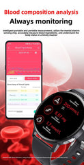 1.41-inch Health Smartwatch Fitness Tracker And Heart Rate-blood Oxygen-blood Pressure-sleep Monitor