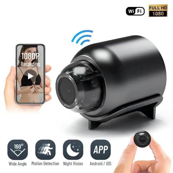 X5 Wireless Home Security Camera, 720P HD, WiFi Support, Magnetic Mount, USB Powered, IndoorOutdoor Universal, Built-in Battery, Magnetic Mount.