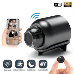 X5 Wireless Home Security Camera, 720P HD, WiFi Support, Magnetic Mount, USB Powered, IndoorOutdoor Universal, Built-in Battery, Magnetic Mount.